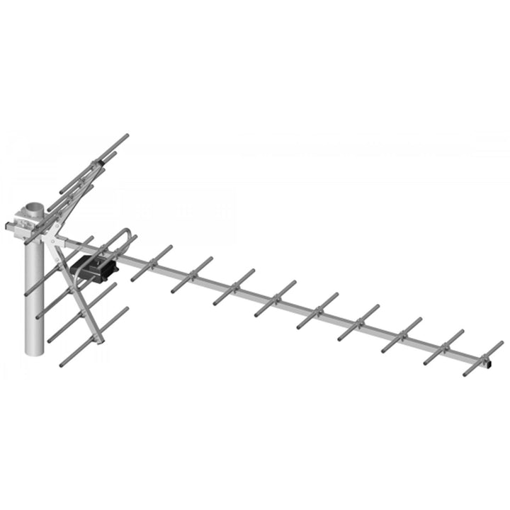 Directionele TV-antenne 21-60 "Yaga" hoeksymmetrie met 19 elementen