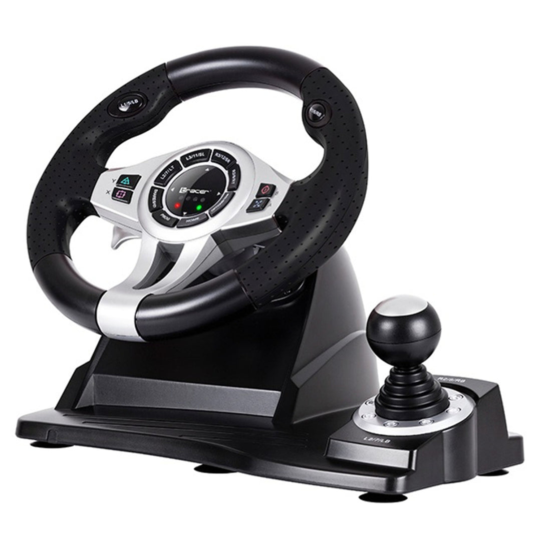 Tracer Roadster TRAJOY46524 volant 4-en-1 pour PC PS3 PS4 Xone 2 jeu de pédales levier de vitesse Angle de Rotation de 270 degrés