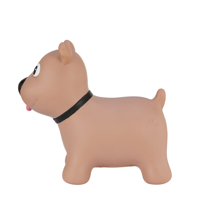 Chien marron Tootina - jouet gonflable pour enfants