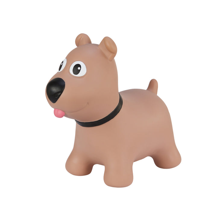 Chien marron Tootina - jouet gonflable pour enfants