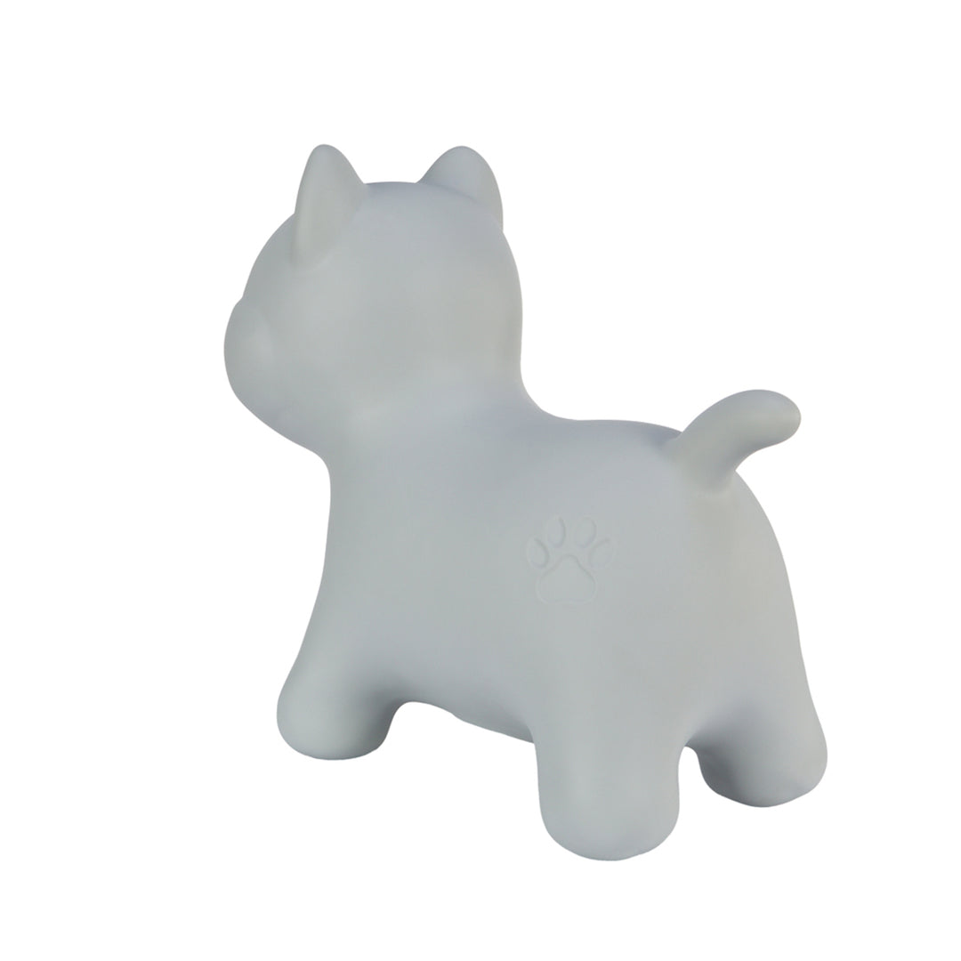 Chaton gris Tootina - jouet sauteur gonflable pour enfants