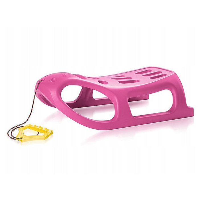 Sterke en snelle plastic slee Prosperplast Little Seal roze