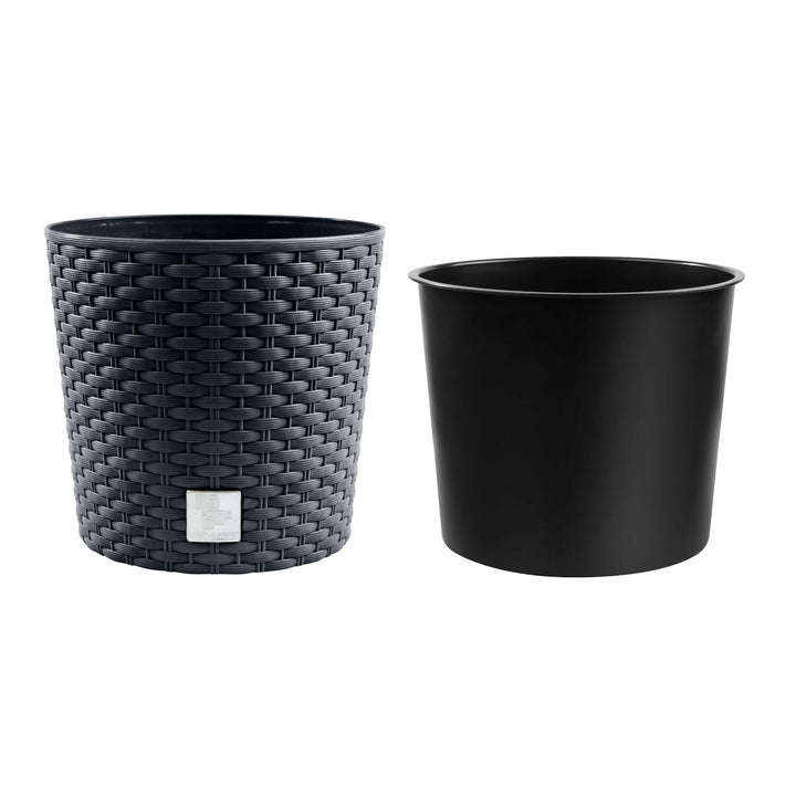 Prosperplast Bloempot met bijdrage Rato Round  - antraciet