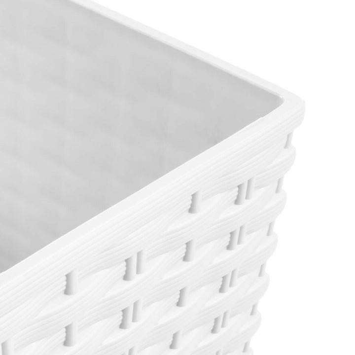 Bloempot met een bijdrage Rato Square DRTS265-S449 - wit