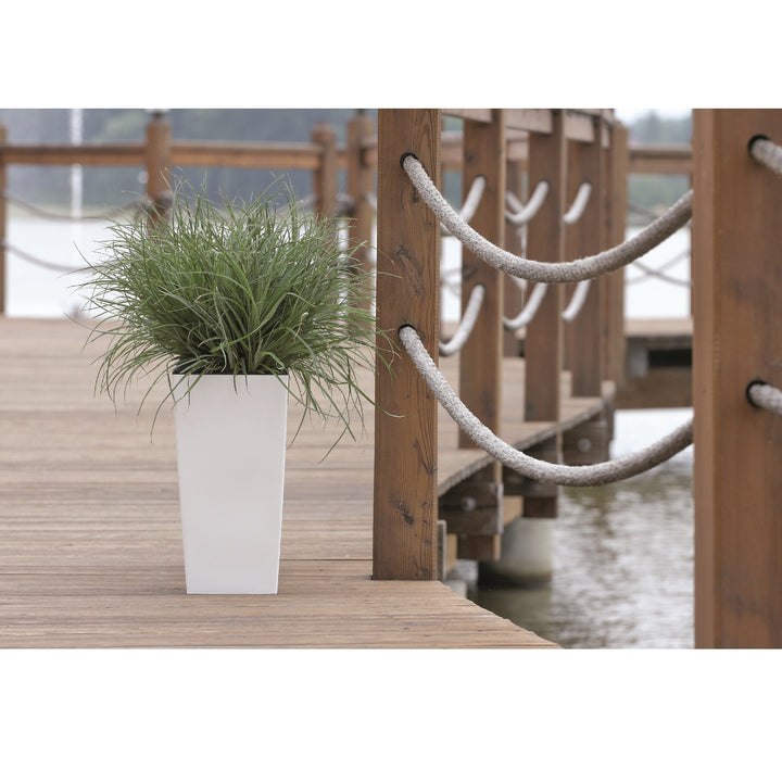 Prosperplast DURS200-S449 Bloempot met de binnenpot Urbi Square - wit