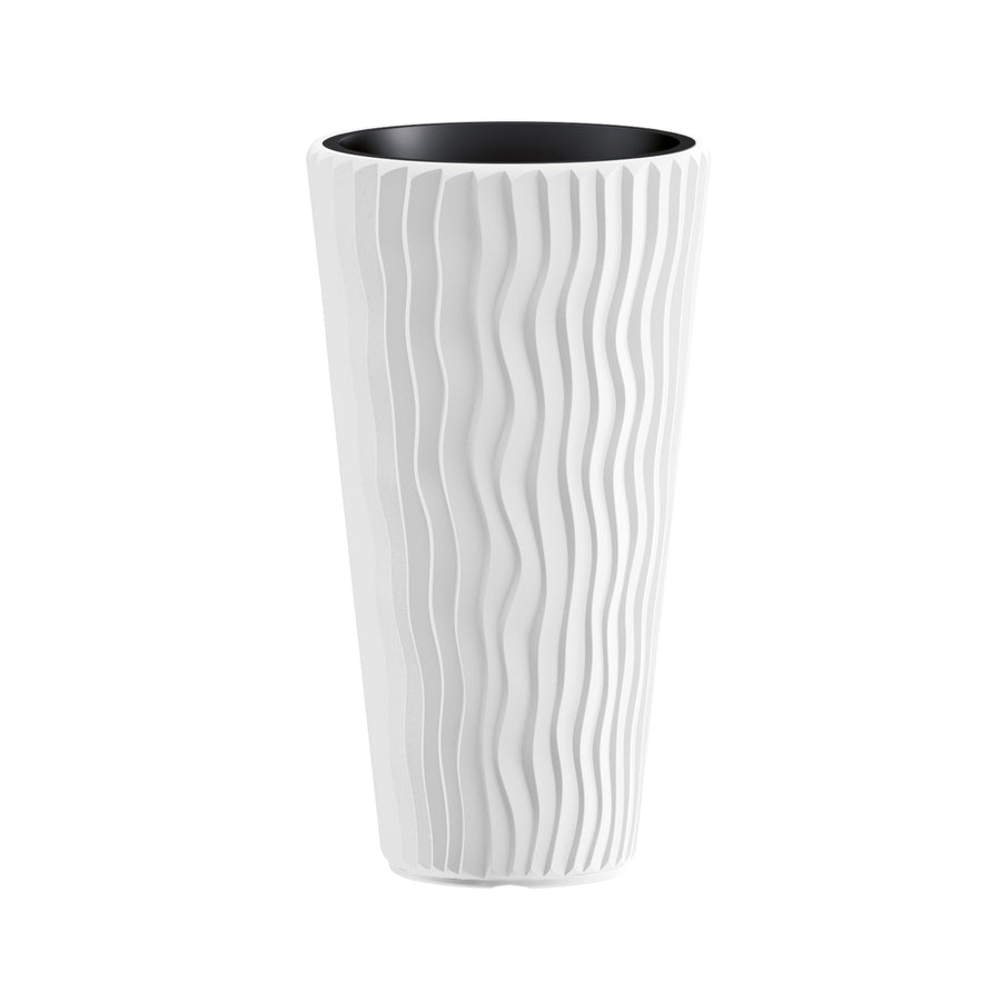 Bloempot met een bijdrage Sandy Slim DPSP400-S449 - wit