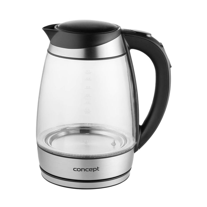 Glazen waterkoker van 1,7 liter met temperatuurregeling Concept RK4120