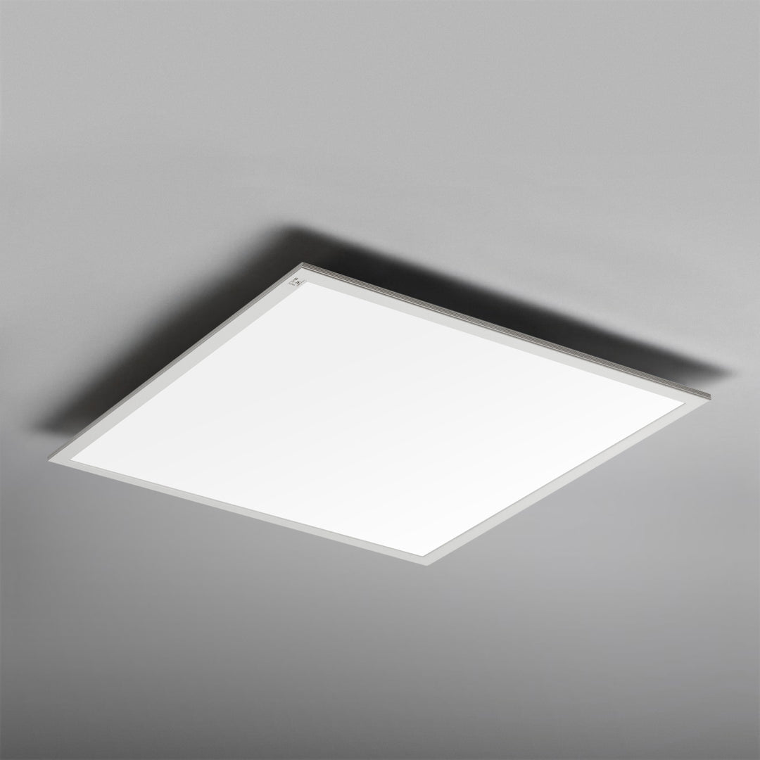 LED plafondpaneel slank 40W, 3200lm warm wit (3000K) Maclean Energy MCE540 WW 595x595x8mm raster, FLICKER-FREE functie