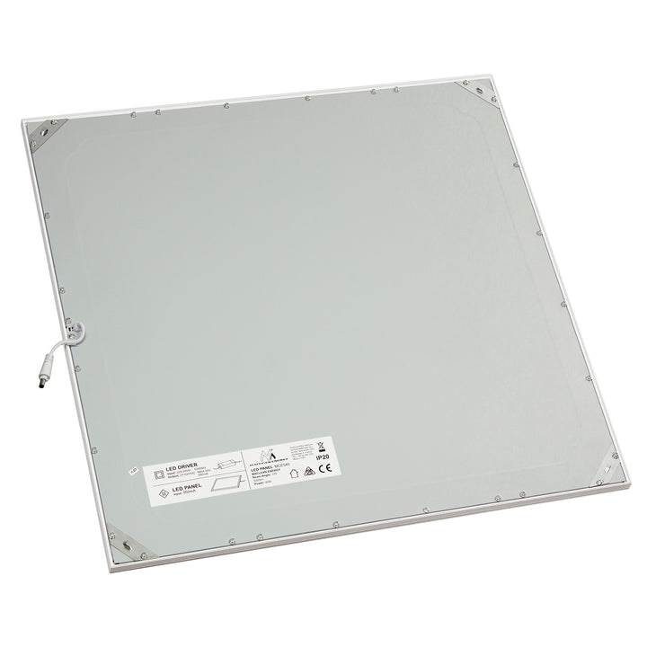 LED plafondpaneel slank 40W, 3200lm neutraal wit (4000K) Maclean Energy MCE540 NW 595x595x8mm raster, FLICKER-FREE functie