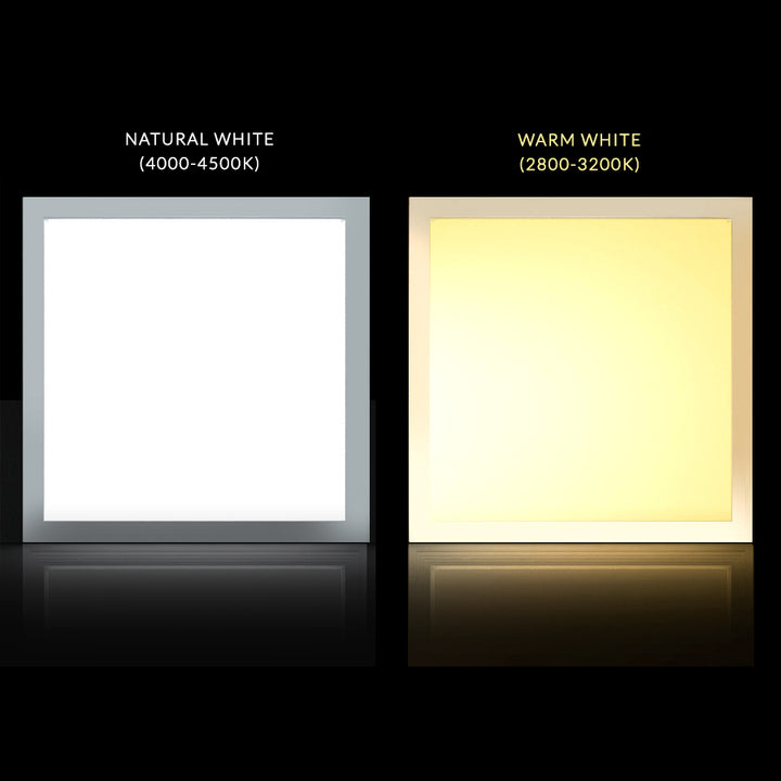 LED plafondpaneel slank 40W, 3200lm neutraal wit (4000K) Maclean Energy MCE540 NW 595x595x8mm raster, FLICKER-FREE functie