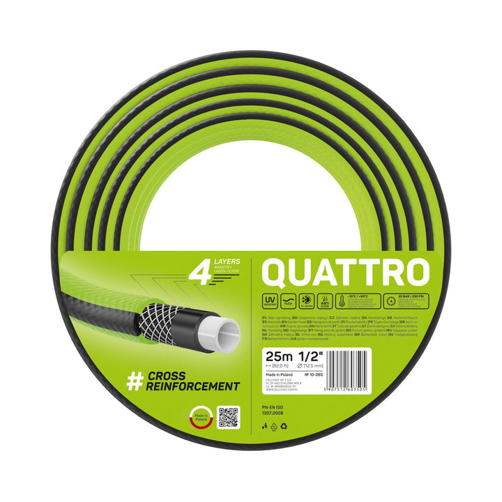 Cellfast -  Quattro Tuinslang - 1/2 "25m 4 lagen gevlochten kruisen