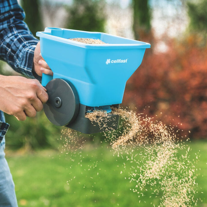 42-204 universele strooier handstrooier 3 liter totale capaciteit 3,6 m strooibreedte