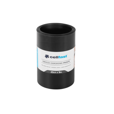 CELLFAST - Rechte tuinrand  van 20cm x 9m - zwart kleur