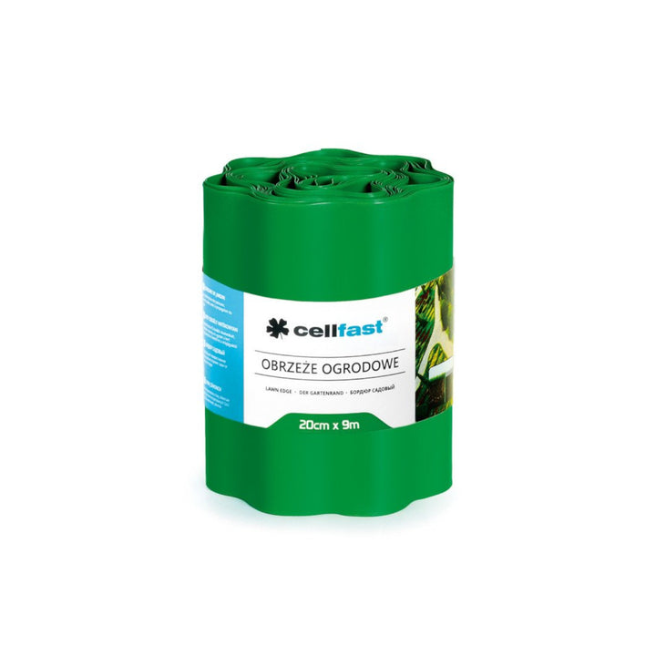 Cellfast - Tuinrand 20cm x 9m - Gazonrand - Groen kleur