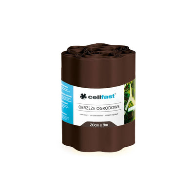 Tuinrand 20cm x 9m Cellfast bruin