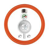 Cellfast 52-506 Propaan-butaan aansluitset met manometer, slang 2 x band KIT 2m Complete set voor gasfornuizen, kookplaten, ovens, barbecue en andere gasapparaten 37 mbar