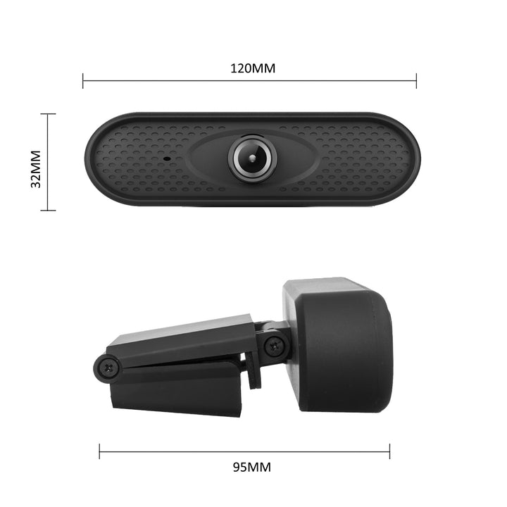 USB Nano RS RS680 HD 1080P (1920x1080) webcam met ingebouwde microfoon, kabellengte 1,7 m, 25 fps