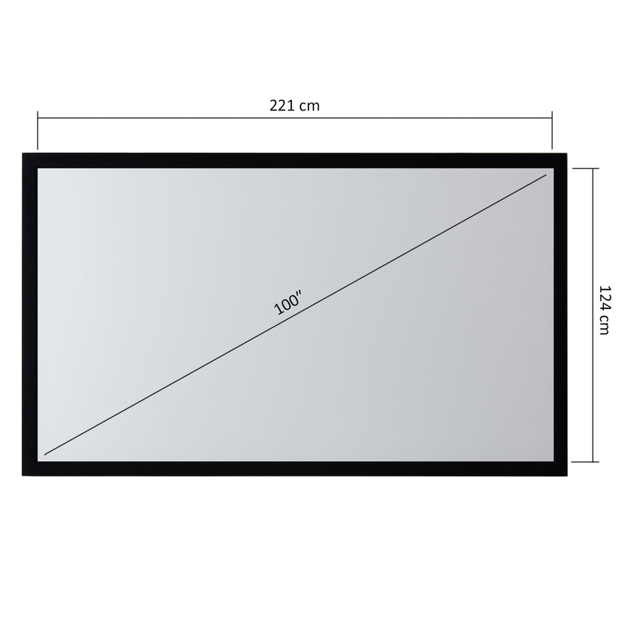 Frame projectiescherm 100" (16:9) Maclean MC-921
