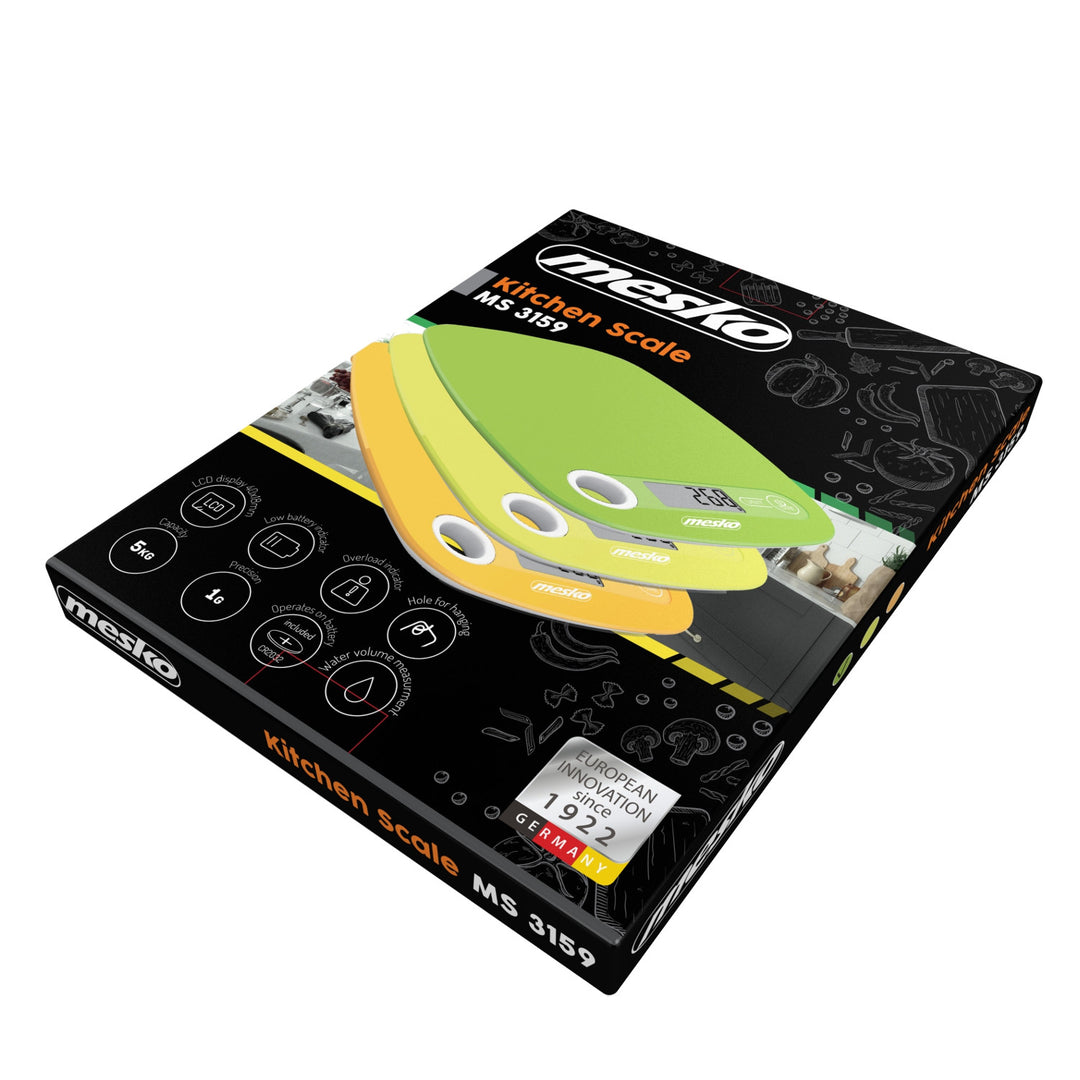 ELEKTRONISCHE KEUKENWEEGSCHAAL 5KG / 1G LCD MS3159