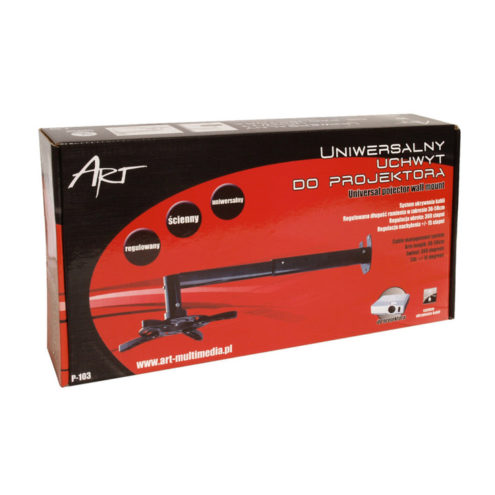 Universele projector muurbevestiging Art P-103 36-58cm
