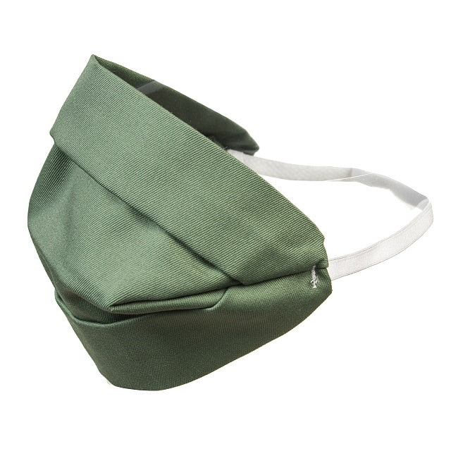 Dubbelzijdig groen katoenenmasker voor volwassenen