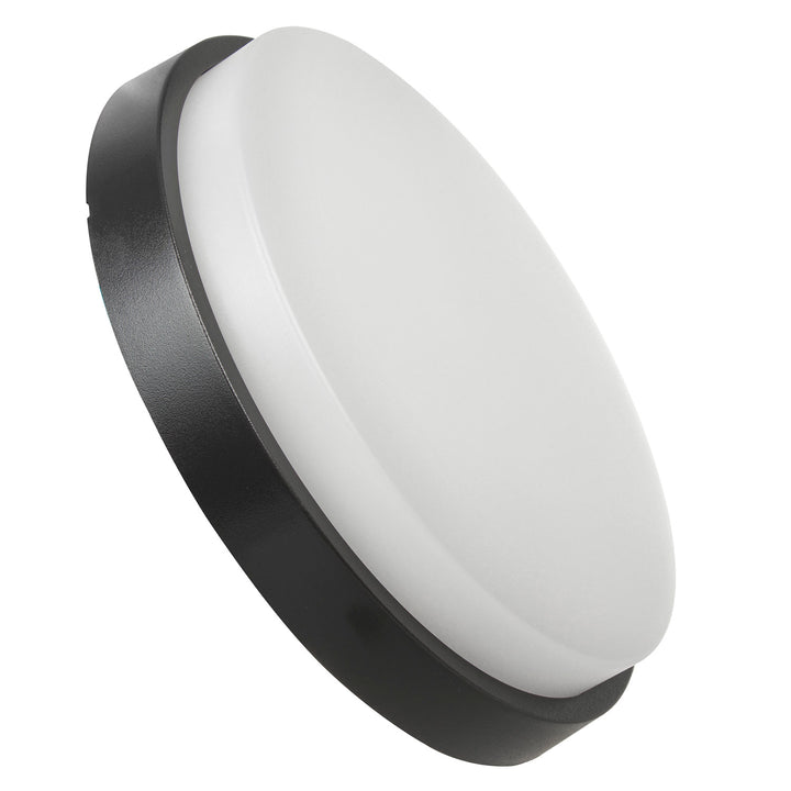 Maclean MCE342 GR LED wand- en plafondlamp - 1100lm  - 15W  - IP54  - grijs, natuurlijke witte kleur (4000K)