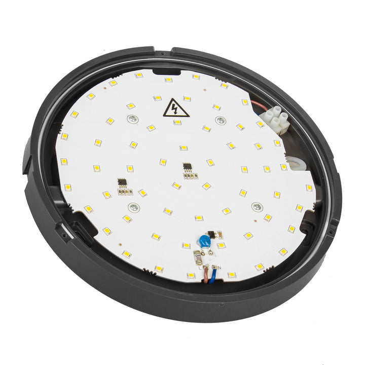 Maclean MCE342 GR LED wand- en plafondlamp - 1100lm  - 15W  - IP54  - grijs, natuurlijke witte kleur (4000K)