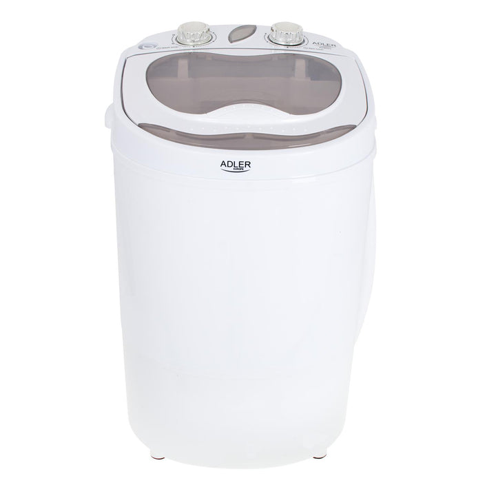 Adler AD8055 - Mini wasmachine met centrifuge - kleur wit