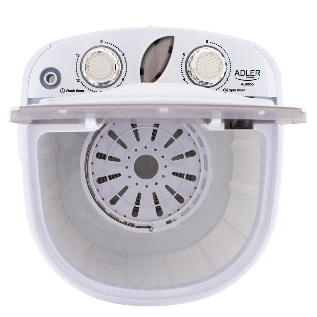 Adler AD8055 - Mini wasmachine met centrifuge - kleur wit
