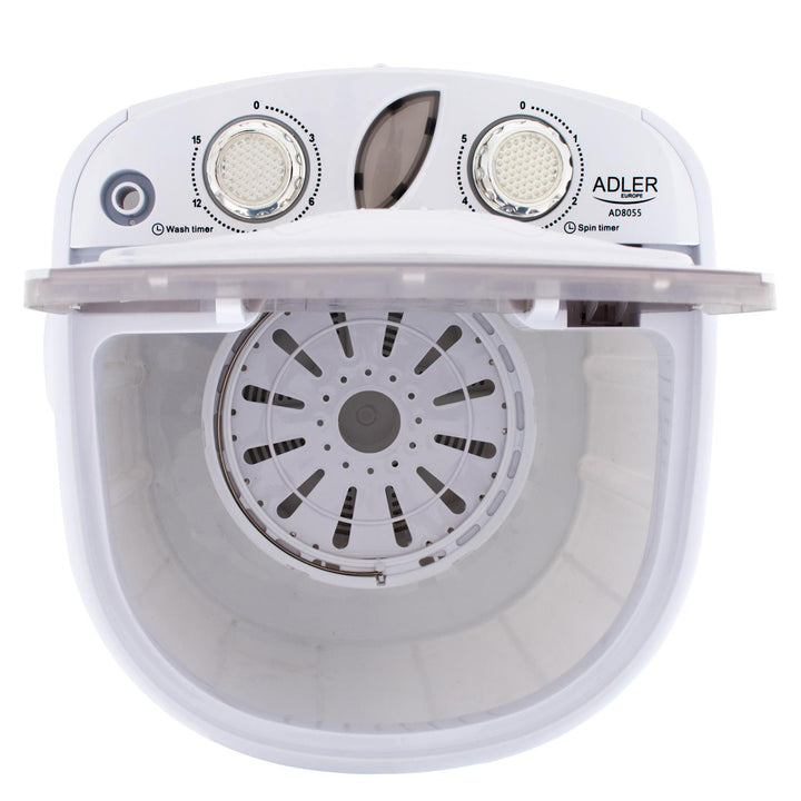 Adler AD8055 - Mini wasmachine met centrifuge - kleur wit