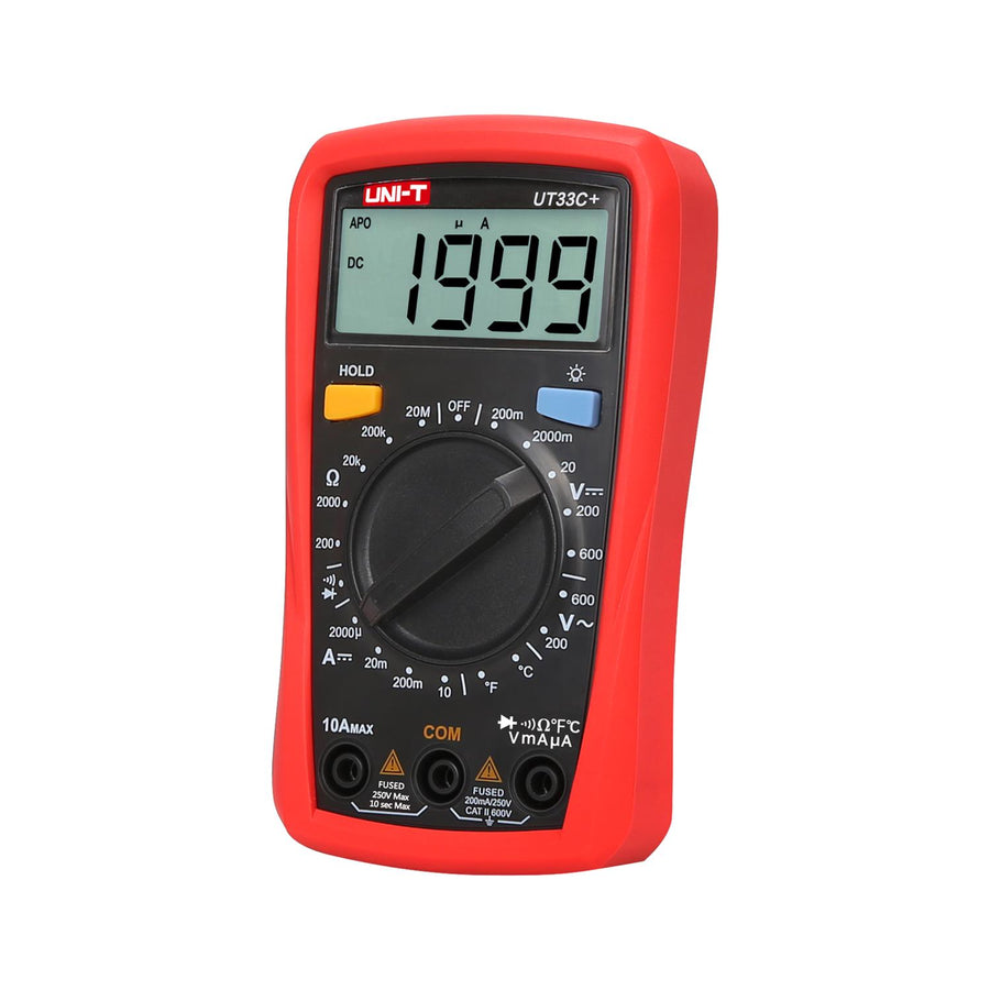 Universele Uni-T UT33C meter + temperatuurmeting