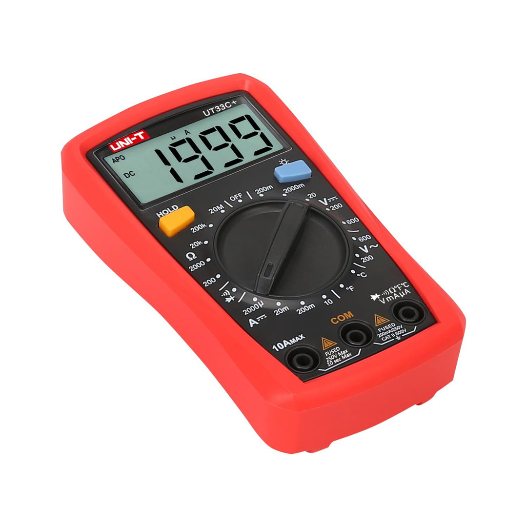 Universele Uni-T UT33C meter + temperatuurmeting