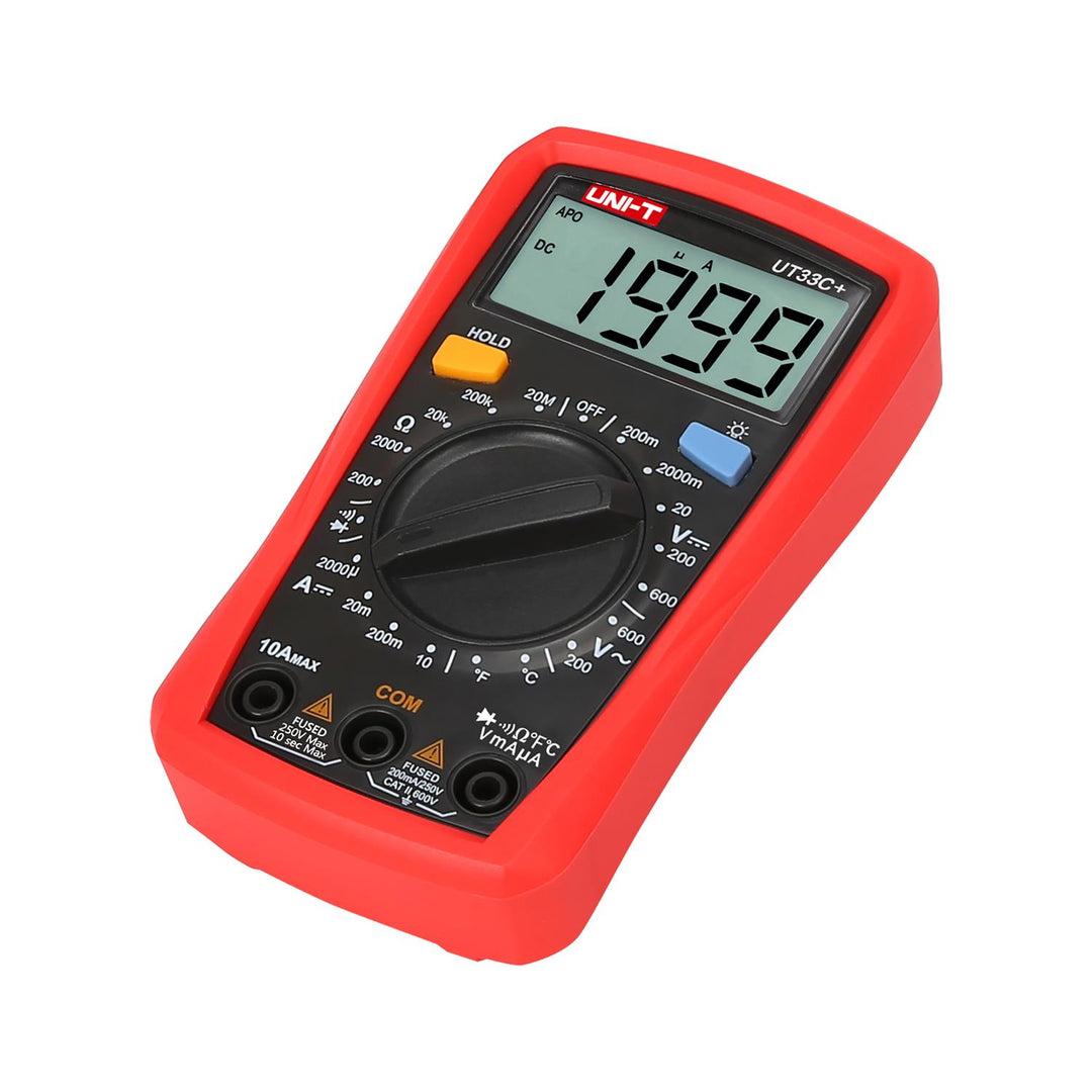 Universele Uni-T UT33C meter + temperatuurmeting