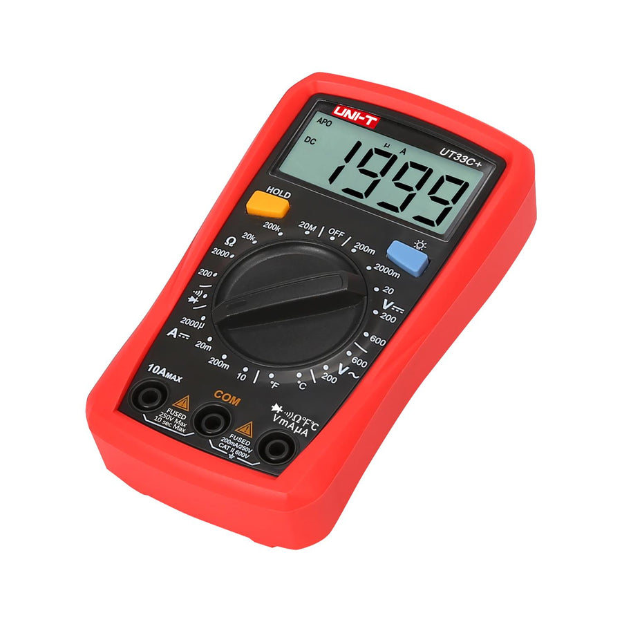 Universele Uni-T UT33C meter + temperatuurmeting