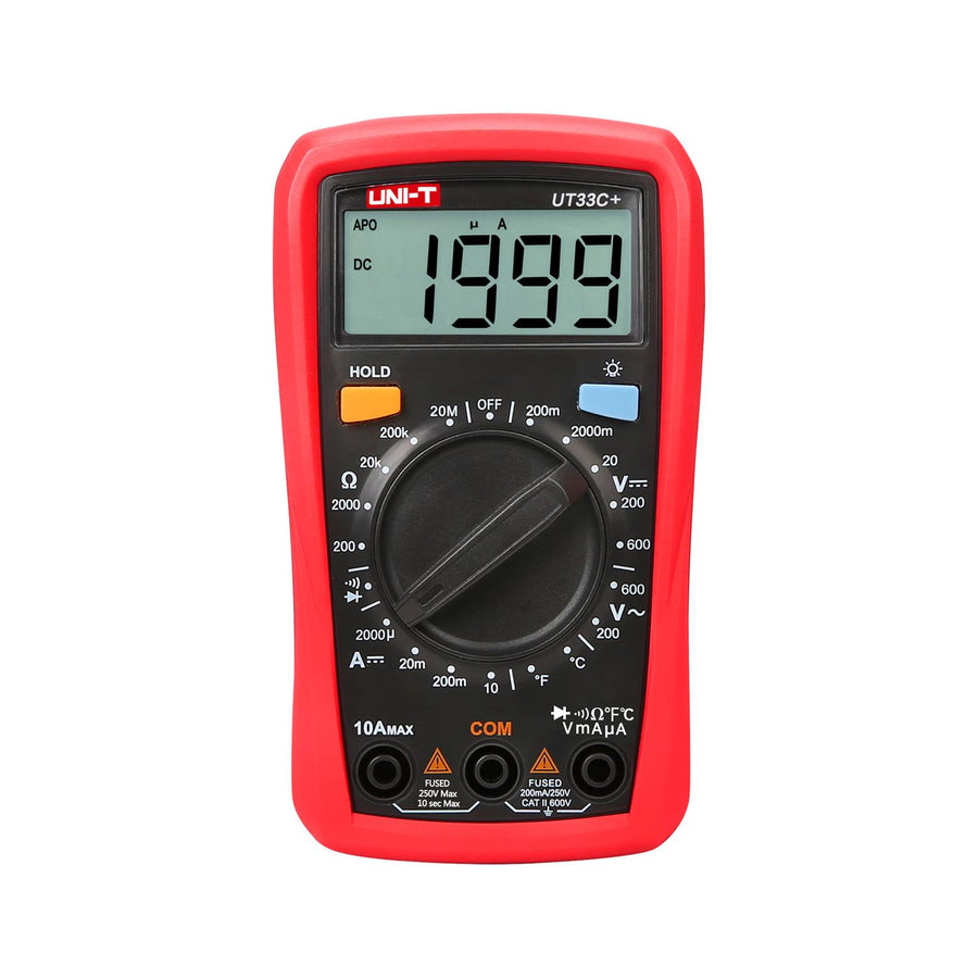 Universele Uni-T UT33C meter + temperatuurmeting