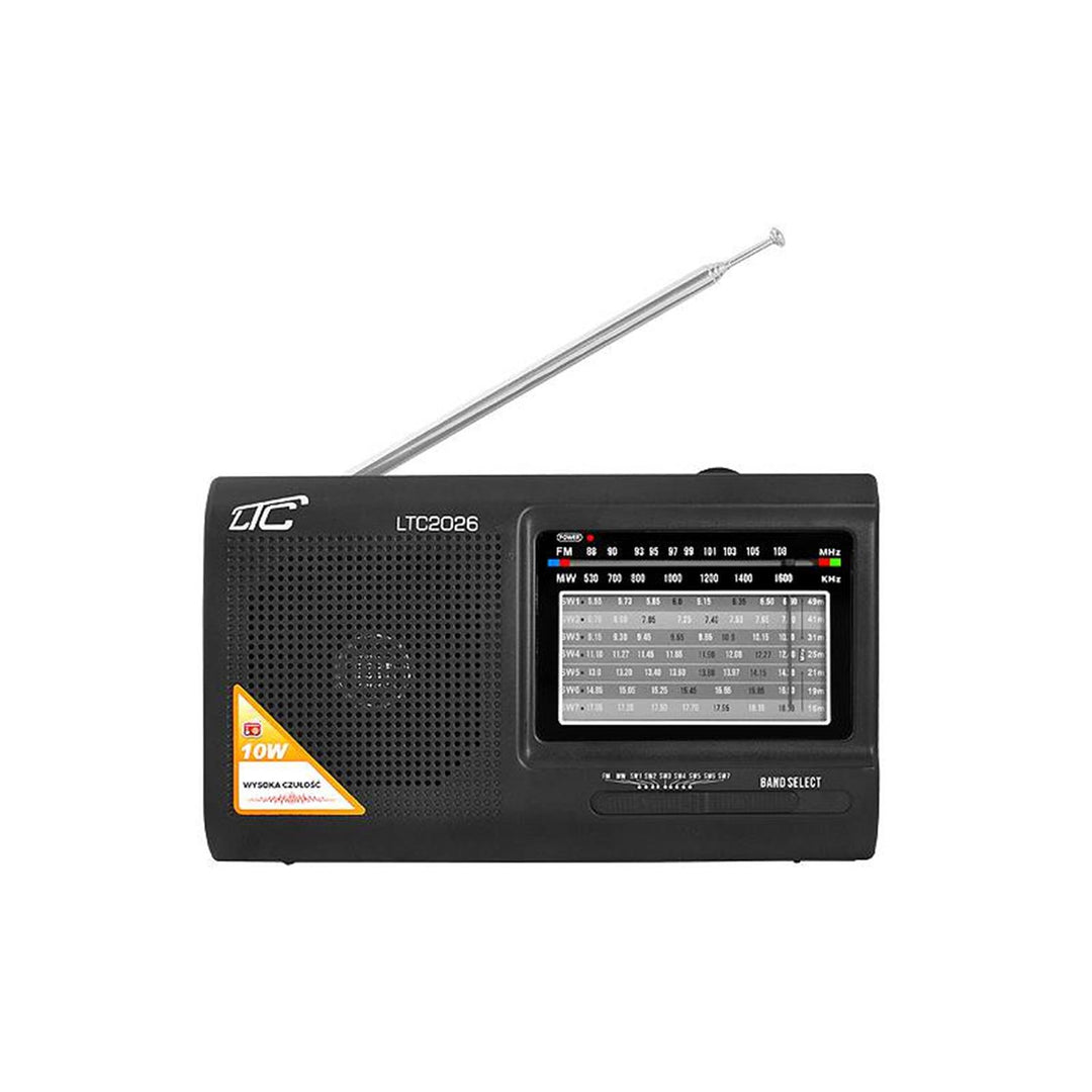 LTC2026 Wilga - Draagbare radio - Netvoeding en batterijvoeding - Zwart