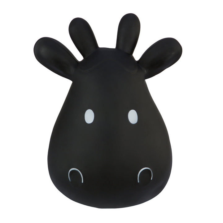 Hoppimals Rubber Jumping Animal Black Cow - un plaisir de saut énorme et unique