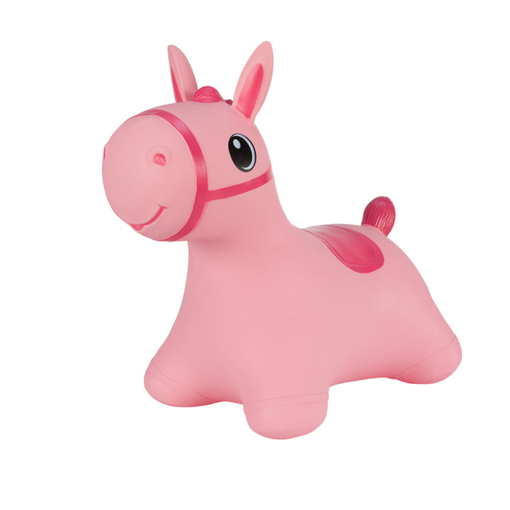 Hoppimals Rubber Jumping Animal Pink Horse - un plaisir de saut énorme et unique