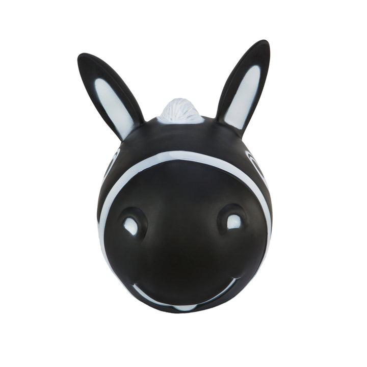 Hoppimals Rubber Jumping Animal Black Horse - un plaisir de saut énorme et unique