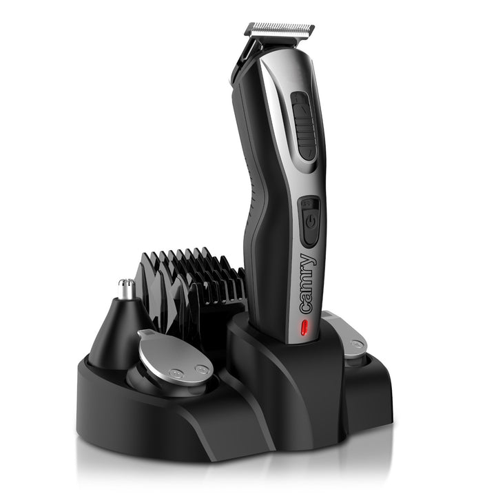 De Camry CR 2921 5-in-1 trimmer combineert een tondeuse, scheerapparaat en trimmer