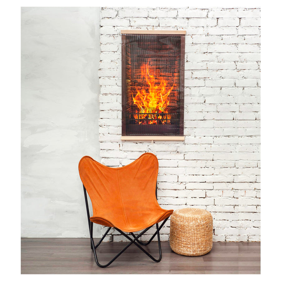 Infrarood, flexibel verwarmingspaneel met schakelaar - 430W - TRIO - EO400 design 1 haard - afmetingen 100x57cm