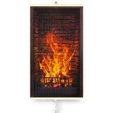 Infrarood, flexibel verwarmingspaneel met schakelaar - 430W - TRIO - EO400 design 1 haard - afmetingen 100x57cm