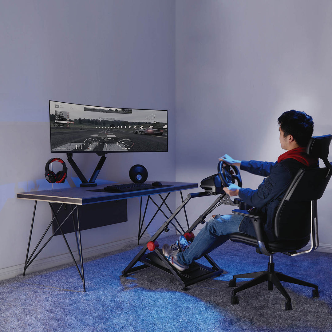 NanoRS - RS155 - Opvouwbare stuurstandaard - Racesimulator - Gamingstuurwielstandaard tot 20 kg