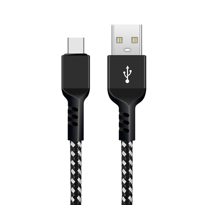 USB C-kabel ondersteunt Fast Charge 2,4 A Maclean Energy MCE471 zwart, 1 m 5V / 2,4 A - datatransmissie