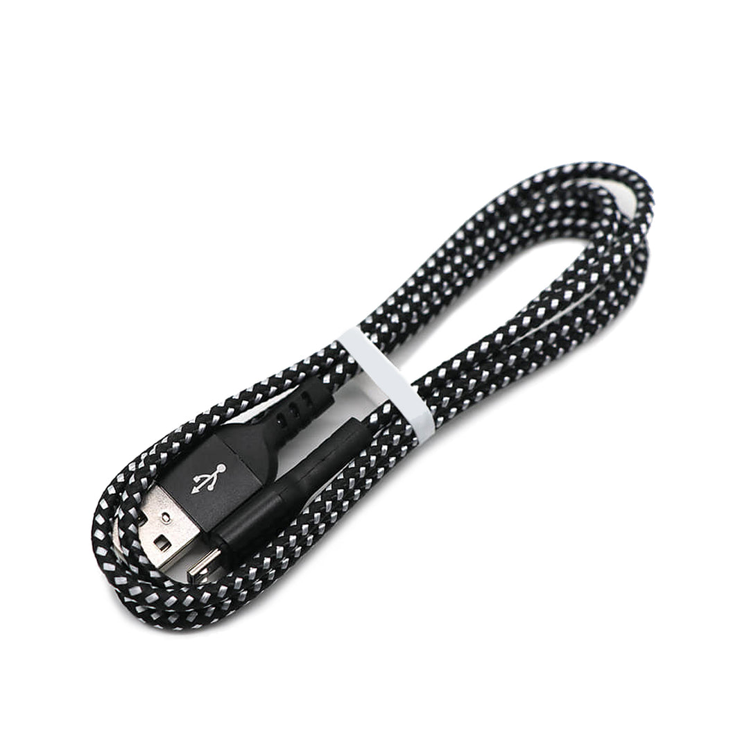 Maclean  MicroUSB-kabel ondersteunt Fast Charge 2,4 A Energy MCE473 1 m 5V / 2,4 A - datatransmissie Zwart