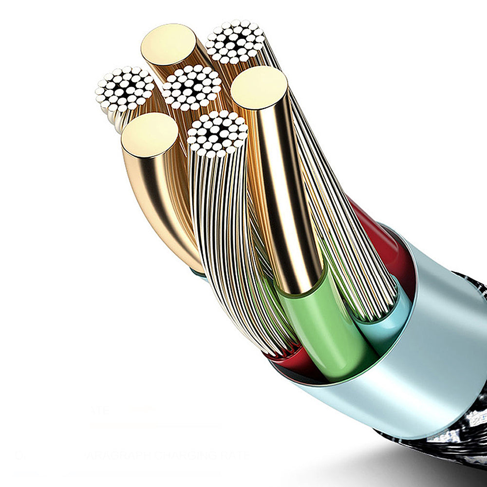 Maclean  MicroUSB-kabel ondersteunt Fast Charge 2,4 A Energy MCE473 1 m 5V / 2,4 A - datatransmissie Zwart