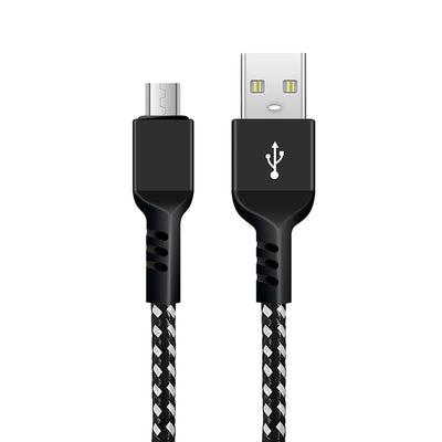 Maclean  MicroUSB-kabel ondersteunt Fast Charge 2,4 A Energy MCE473 1 m 5V / 2,4 A - datatransmissie Zwart