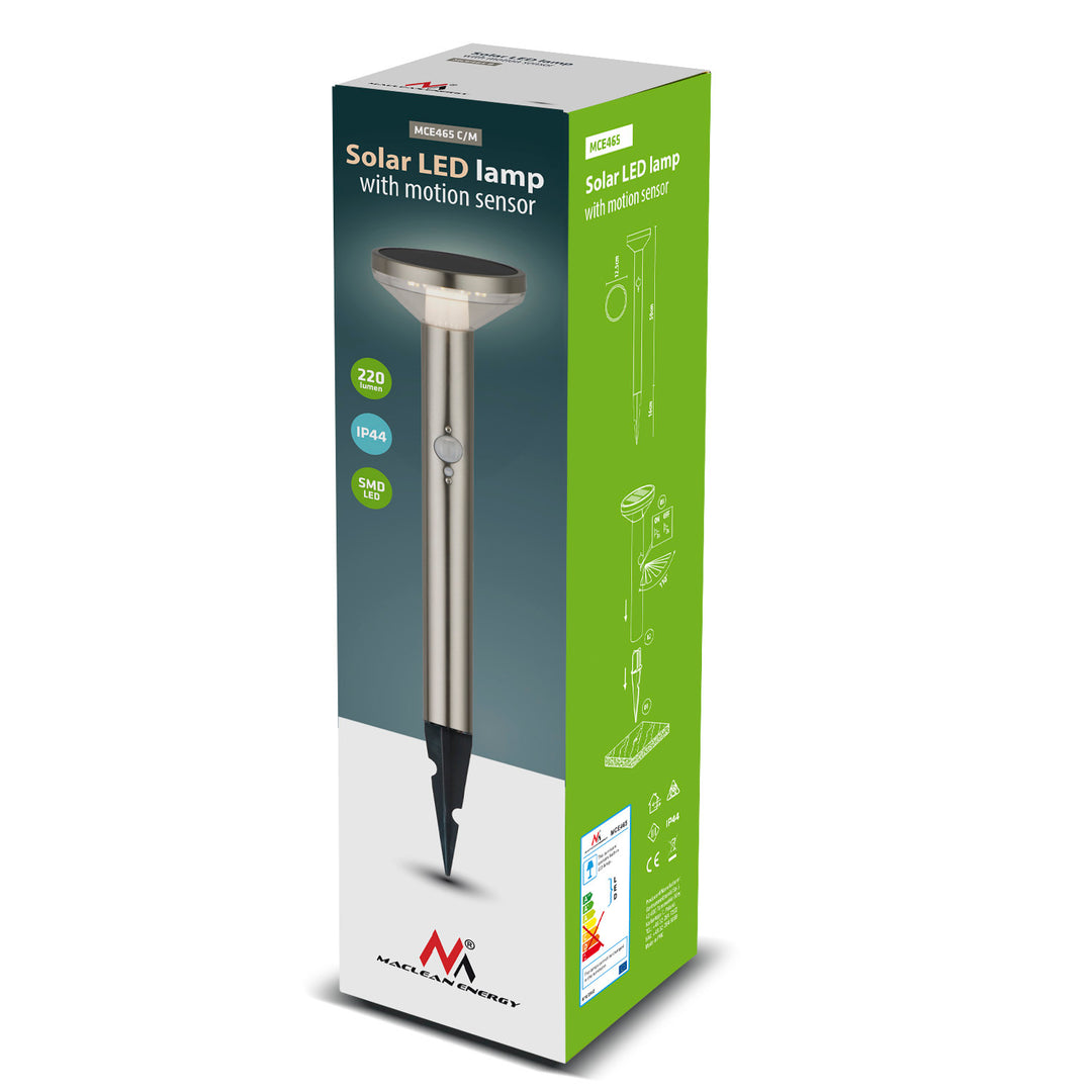 LED-inbouwlamp op zonne-energie met bewegingssensor MCE465 C / M