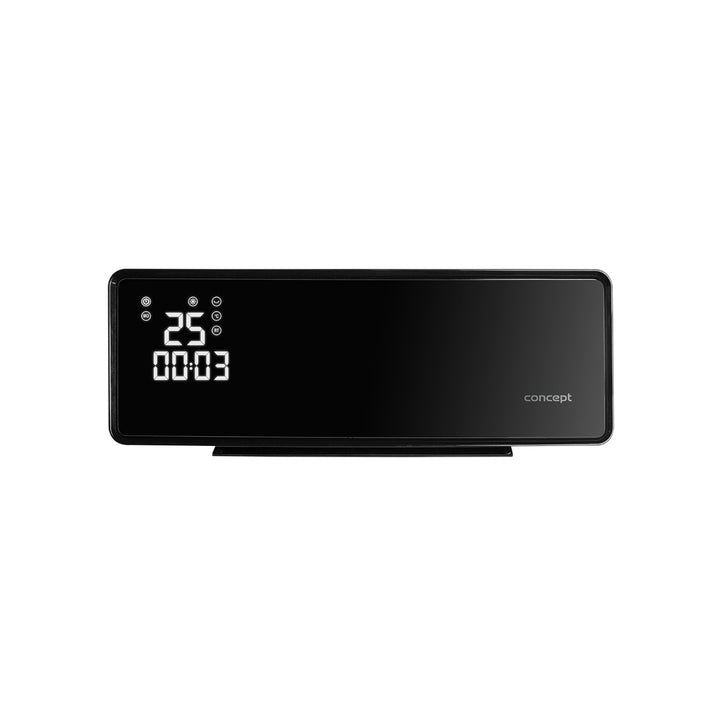 Concept QH4001 Zwarte Keramische Wandverwarmer met Afstandsbediening