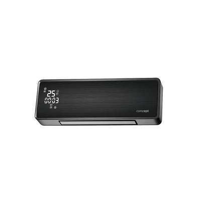 Concept QH4001 Zwarte Keramische Wandverwarmer met Afstandsbediening
